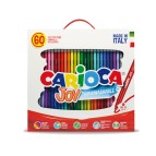 Pennarelli Joy - punta 2,6mm - colori assortiti - lavabili - Carioca - scatola 60 pezzi