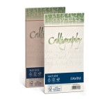 Busta Calligraphy Nature Crush - 110 x 220 mm - 120 gr - mandorla - Favini - conf. 25 pezzi