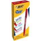 Penna sfera Gelocity Illusion - gel cancellabile - punta 0,7 mm - rosso - Bic - conf. 12 pezzi