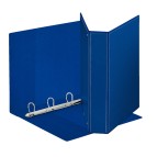 Raccoglitore personalizzabile Display - 4 anelli a D 50 mm - dorso 7,1 cm - 22x30 cm - blu - Esselte