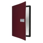 PortamenU' Royal - A4 - 24x33 cm - bordeaux - 1 inserto doppio incluso - Securit