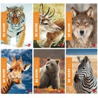 Maxiquaderno Be More Wild - A4 - 36+2 fogli - 100gr - rigo di 3a - BM