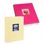 Album portafoto personalizzabile - assortiti - 24 x 31cm - 30fg - fogli in cartoncino con velina - Lebez