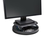 Supporto monitor Spin2 - portaccessori - portata massima 18 kg - nero - Kensington