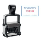 Timbro Professional 4.0 5460/L1 datario + RICEVUTO - 5,6 x 3,3 cm - 4 mm - autoinchiostrante - Trodat