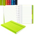 Notebook - similpelle - arancio - A5 - a righe - 56 pagine - Filofax