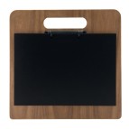 PortamenU' a tagliere con anelli Chopping Board - legno di noce - 32x24 cm - Securit