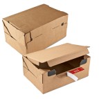 Scatola Return Box CP 069 - L - 33,6 x 24,2 x 14 cm  - cartone - avana - ColomPac