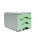 Mini Cassettiera Keep Colour Pastel - 17 x 25,4 x 17,7 cm - grigio/verde - Arda
