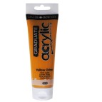 Colore acrilico fine Graduate - 120 ml - giallo ocra - Daler Rowney