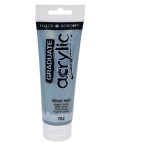 Colore acrilico fine Graduate - 120 ml - argento imitazione - Daler Rowney