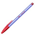 Penna a sfera con cappuccio Cristal Soft  - punta 1,2mm - rosso - Bic - conf. 50 pezzi