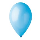 Palloncini in lattice - D 30 cm - celeste - Big Party - busta 16 pezzi