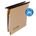 Cartella sospesa Cartesio Ecologica - armadio - 33 cm - fondo V - 33 x 28 cm - avana - Bertesi