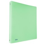 Raccoglitore Pastel - PPL - dorso 3 cm - 22x30 cm - 4 anelli 30 mm - verde - Favorit