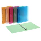 Raccoglitore Lumina - PP - 4 anelli tondi D15 - dorso 2 cm - 22x30 cm - colori assortiti - Favorit
