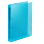 Raccoglitore Lumina - PP - 4 anelli tondi D30 - dorso 4 cm - 22x30 cm - blu - Favorit