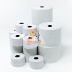 Rotolo per registratori di cassa - carta termica BPA free FSC - 57,5 mm x 80 mt - diametro esterno 77 mm - 55 gr - anima 12 mm - Rotomar - blister 10 pezzi