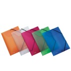 Cartella 3L con elastico Lumina - 24x32cm - colori assorititi - D2,5 - Favorit