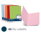 Cartelline semplici Luce - 200 gr - 25 x 34 cm - blu cobalto - Favini - conf. 50 pezzi