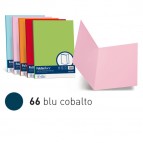 Cartelline semplici Luce - 200 gr - 25x34cm - blu cobalto - Favini - conf. 50 pezzi