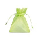 Sacchetti organza Milly - 12,5 x 17 cm - verde mela - PNP - conf. 20 pezzi