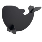 Lavagna Silhouette - 22x14,5x10 cm - nero - forma balena - Securit