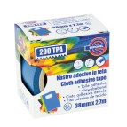 Nastro adesivo telato TPA 200 - 3,8 cm x 2,7 m - blu - Eurocel