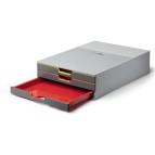 Cassettiera sottomonitor Varicolor - 28 x 9,5 x 35,6 cm - Durable