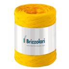 Nastro Rafia sintetica - giallo 02 - 5mmx200mt - Brizzolari