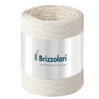 Nastro Rafia sintetica - avorio 25 - 5mmx200mt - Brizzolari