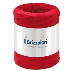 Nastro Rafia sintetica - rosso 07 - 5mmx200mt - Brizzolari