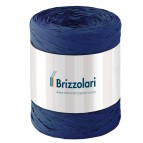 Nastro Rafia sintetica - blu scuro 37 - 5mmx200mt - Brizzolari