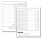 Registro Corrispettivi - 16 pagine numerate - 31 x 24,5 cm - DU1386N0000 - Data Ufficio