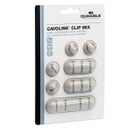 Mix Clip Cavoline fermacavi - adesivi - grigio - Durable - conf. 7 pezzi