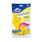 Guanti in lattice Diamond - taglia S - giallo - Logex Professional