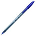 Penna a sfera con cappuccio Cristal  Exact - punta 0,7 mm - blu - Bic - scatola 20 pezzi