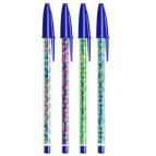 Penna a sfera con cappuccio Cristal  Collection - punta 1,0 mm - blu - Bic - scatola 20 pezzi