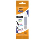 Refill a sfera gel cancellabile Gelocity Illusion - punta 0,7 mm - nero - Bic - conf. 3 pezzi