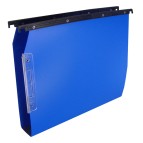 Cartella sospesa Cartesio PP - armadio - PPL - interasse 33 cm - fondo U - 33x28 cm - blu - Bertesi