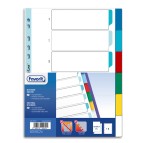 Divisori Neutri a 6 tacche - PP - A4 - colori assortiti - Favorit