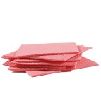 Pannospugna Aquos - 18 x 20 cm - rosso - Perfetto - pack 10 pezzi