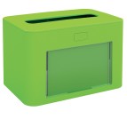 Dispenser personalizzabile - per tovaglioli interfogliati - verde - Papernet