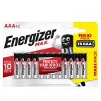 Pile ministilo AAA - 1,5 V - Energizer Max - blister 12 pezzi