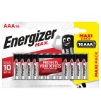 Pile ministilo AAA - 1,5V - Energizer max - blister 16 pezzi