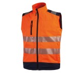 Gillete alta visibiltA' Softshell Dany - arancio fluo - taglia XL - U-Power