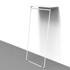 Stand appendiabiti Art - 85 x 57 x 165 cm - bianco - Alba