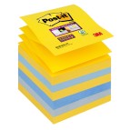 Blocco Post it  Super Sticky Z Notes - R330-6SS-NY - 76 x 76 mm - colore New York - 90 fogli - Post it