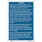 Cartello alluminio - ''Si ricorda che'' - 33,3x47 cm - Cartelli Segnalatori