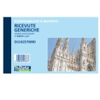 Blocco ricevute generiche - 50/50 copie autoricalcanti - 10 x 16,8 cm - DU162570000 - Data Ufficio